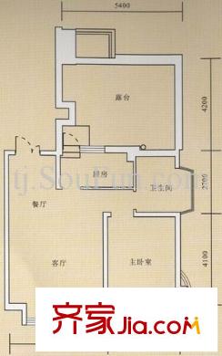 天江格調(diào)花園戶(hù)型圖 戶(hù)型圖 1室1廳1衛(wèi)