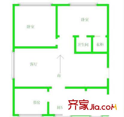 天保悅藍(lán)東軒戶型圖戶型圖 3室2廳2衛(wèi)1廚