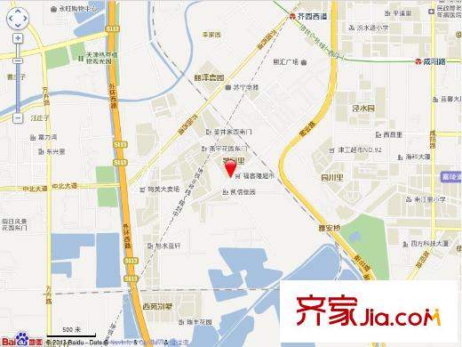 景園里交通圖