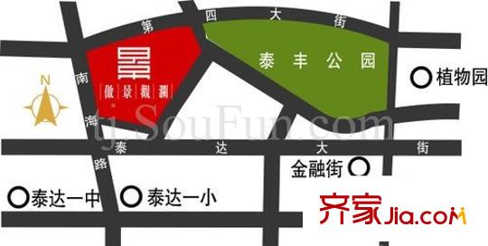傲景觀瀾交通圖