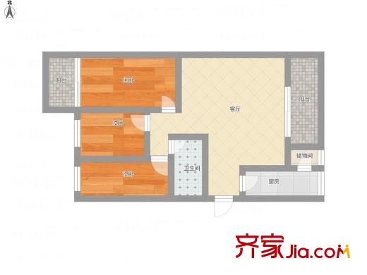 云麗園 3室 戶型圖