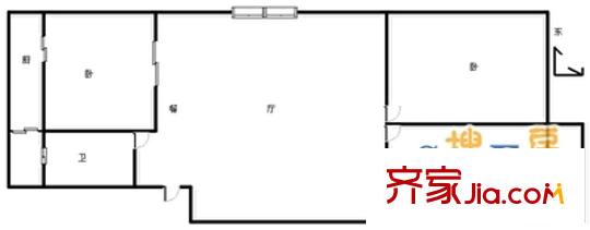 科園云居公寓 3室 戶型圖