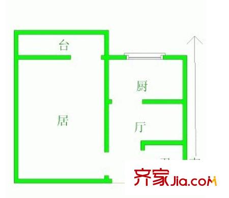 市政樓?河東區(qū)戶型圖戶型圖 1室1廳1衛(wèi)1廚