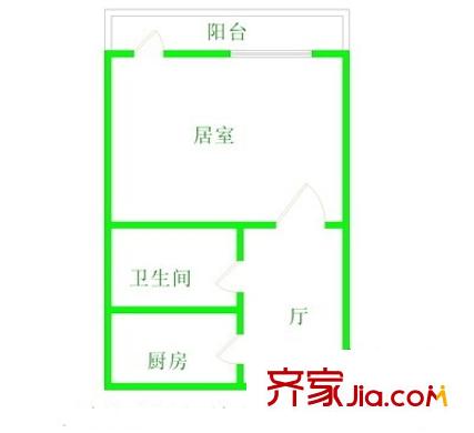 市政樓?河東區(qū)戶型圖戶型圖 1室1廳1衛(wèi)1廚