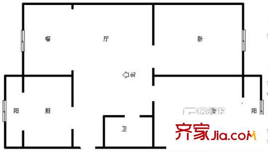 堤中里戶(hù)型圖戶(hù)型圖 2室