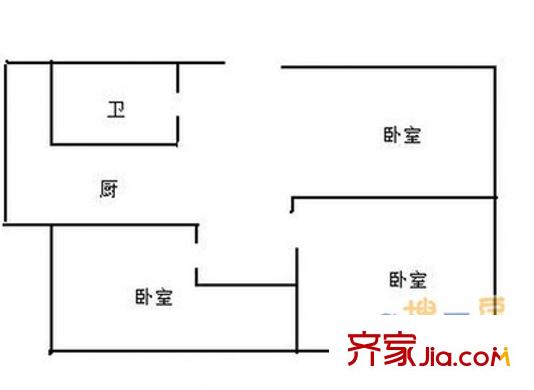 馨名園戶型圖戶型圖 3室2廳2衛(wèi)1廚