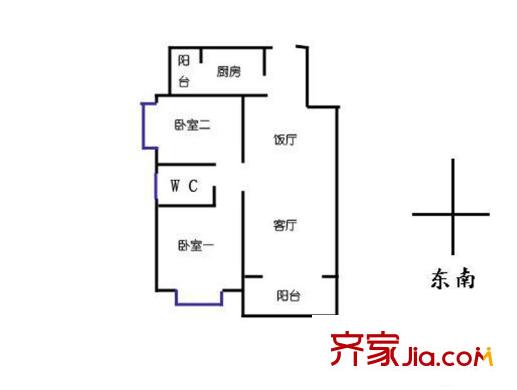 丽晴轩 0室 户型图
