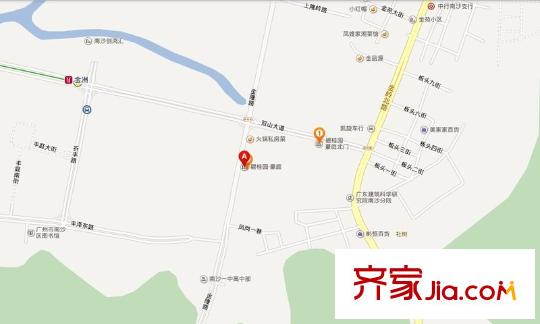 南沙碧桂园豪庭交通图