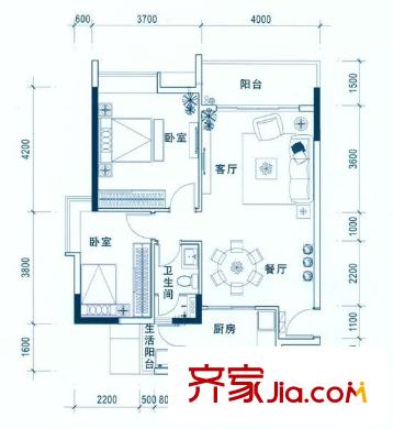 翰林二期8090HOUSE户型图翰林二期8090HOUSE 3室 户型图 3室2厅1卫1厨