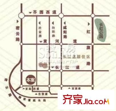 天房峰閣交通圖