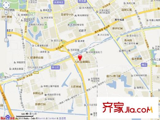萬科金奧國際交通圖電子地圖