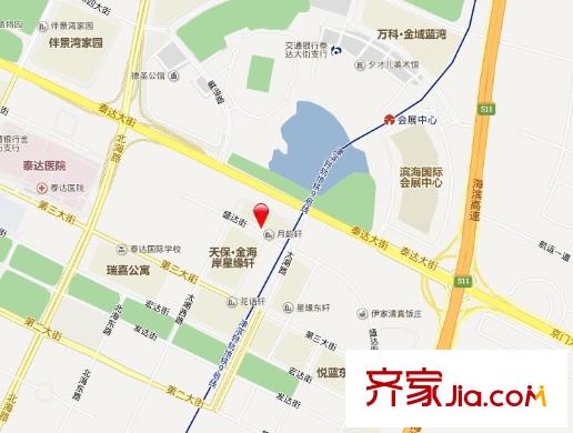 天保月韻軒交通圖
