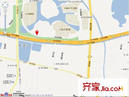 水岸江南交通圖