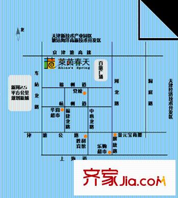 萊茵春天交通圖