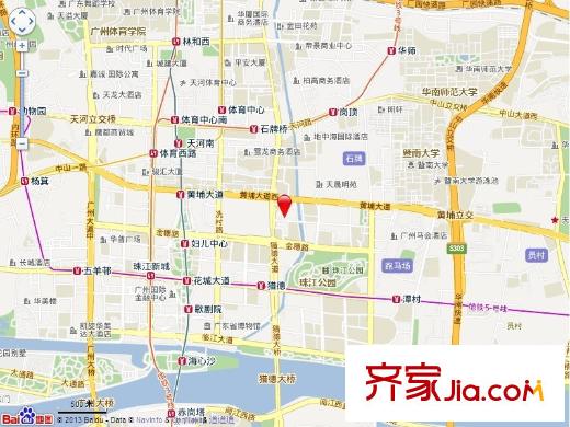 嘉裕丹顿阳光交通图