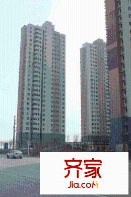 世嘉小區(qū)樓棟實(shí)景（2015-03）