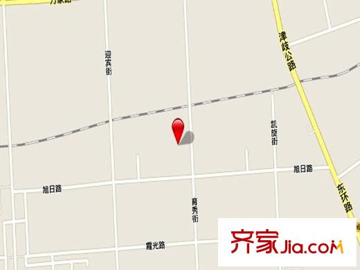 溪谷港灣交通圖