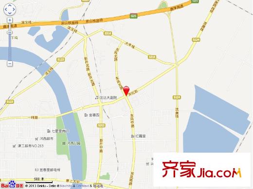 學(xué)仕府花園電子地圖