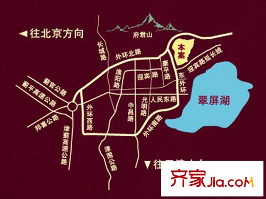 天一綠海區(qū)位示意圖
