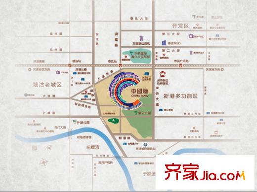 中國塘交通圖