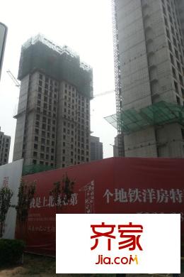 中鐵諾德名苑高層工程進度（2015-07）
