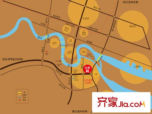 建投觀海交通圖