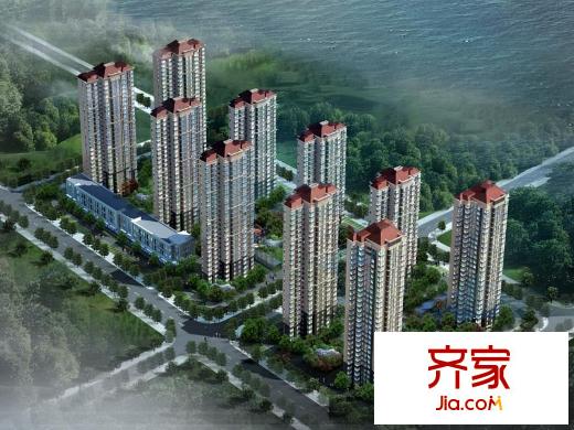 建投觀海全景鳥瞰圖