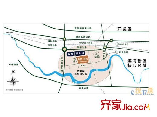 旭輝瀾郡交通圖
