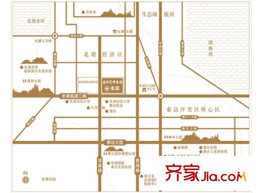 建投領海三期區(qū)位圖