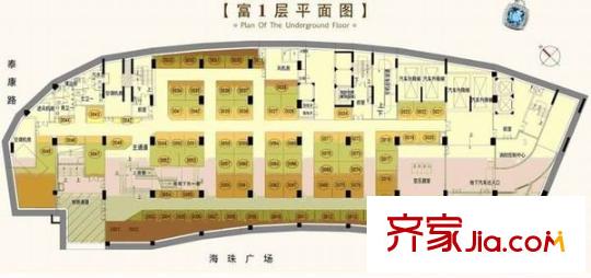 万艺广场 1室 户型图
