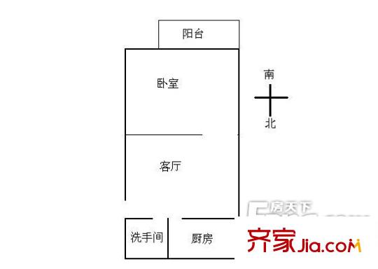 万艺广场户型图户型图 1室1厅