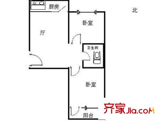 鄉(xiāng)寧里戶型圖戶型圖 2室1廳1衛(wèi)1廚