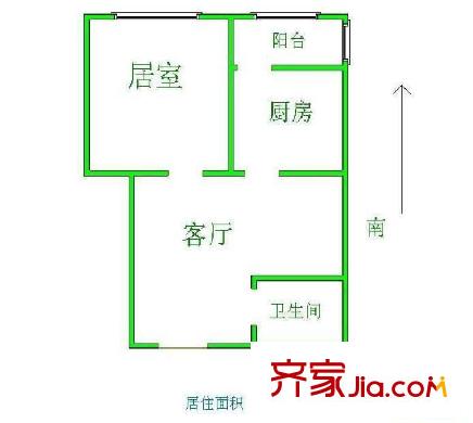 泰達(dá)國(guó)際公寓戶型圖戶型圖 1室1廳1衛(wèi)1廚