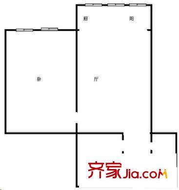 謙福里戶(hù)型圖戶(hù)型圖 2室1廳1衛(wèi)1廚