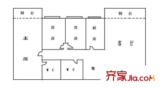 海珠中路小区 0室 户型图