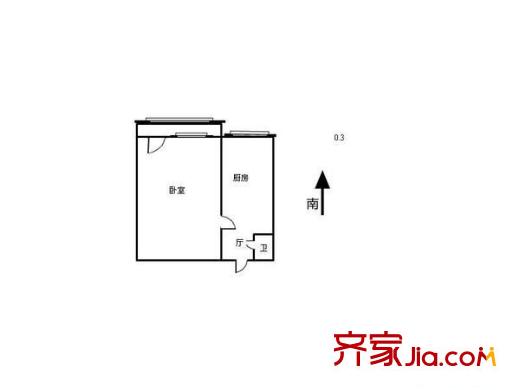 嘉陵?yáng)|里 0室 戶型圖
