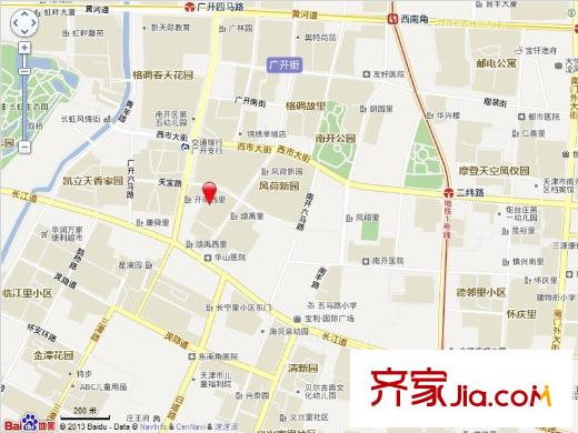 天江格調(diào)蘭庭交通圖