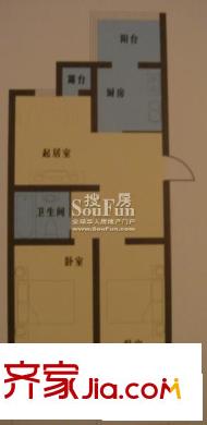 雅潤嘉園戶型圖02 2室1廳1衛(wèi)
