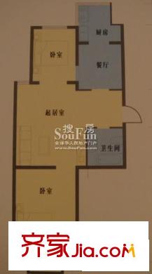 雅潤嘉園戶型圖07 2室1廳1衛(wèi)