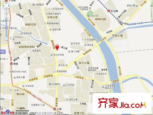 華僑御景灣交通圖