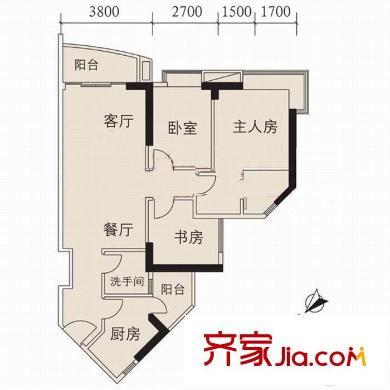 芭堤水岸 0室 户型图