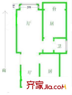 金云里戶型圖戶型圖 2室2廳1衛(wèi)