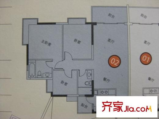 淘金家园 0室 户型图