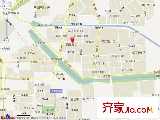 涪江北里交通圖