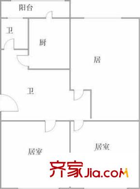 飛云里戶型圖戶型圖 3室1廳1衛(wèi)1廚