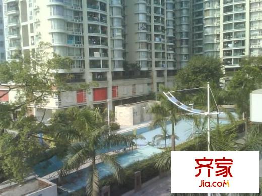 信步闲庭外景图