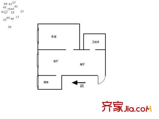 汶川里 0室 戶(hù)型圖