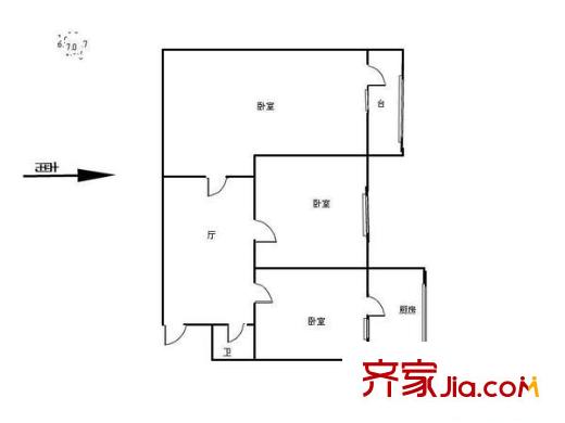 南江西里 0室 戶型圖