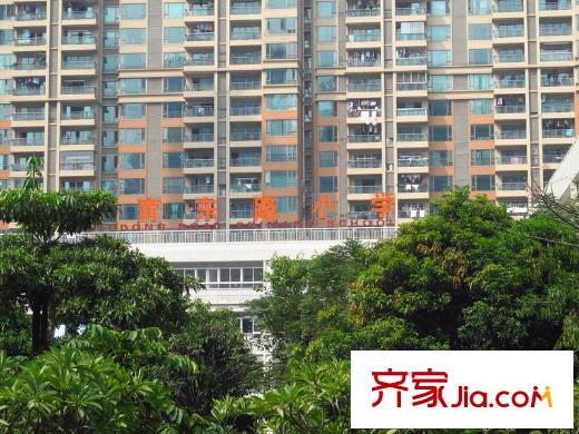 中海花城湾配套图马路对面的体育东路小学