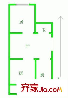 芳園里 2室 戶型圖